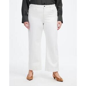 NWT Madewell The Perfect Vintage Wide-Leg Crop Jean Size 33